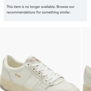 Gola Challenge Cream Leather Sneakers